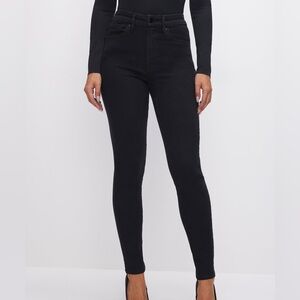 Good American Always Fits Good Legs Skinny Jeans Black 165 Size 6-12